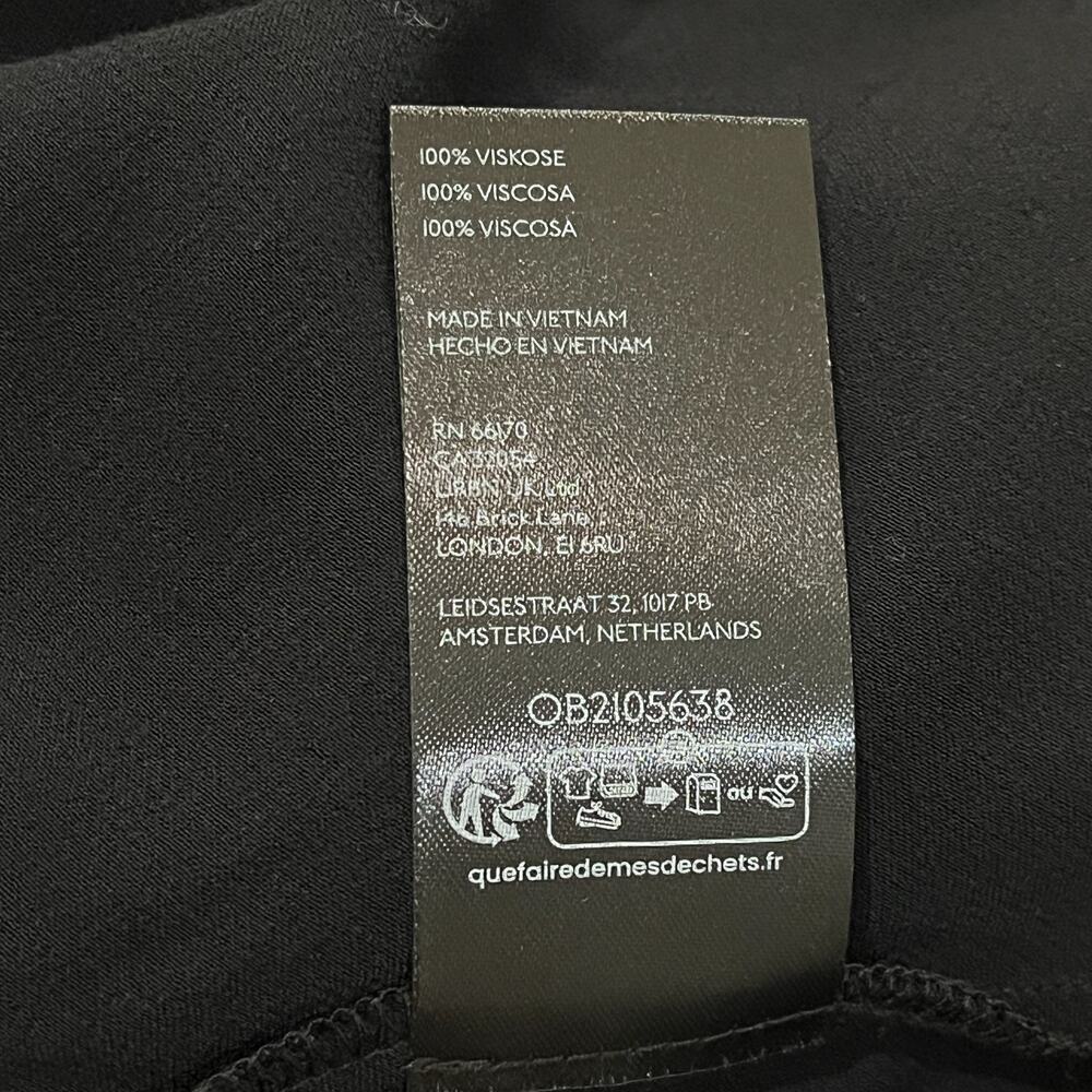 NWT Anthropologie The Tilda Satin Slip Dress Black Strapless Sz XS - Picture 11 of 11